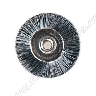 Unmounted polishing brush straight steel